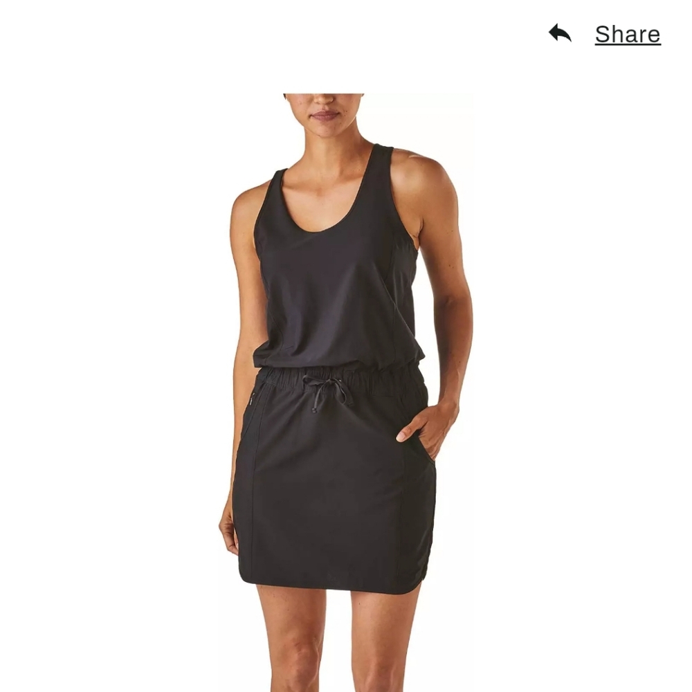 Patagonia Black Midi Dress